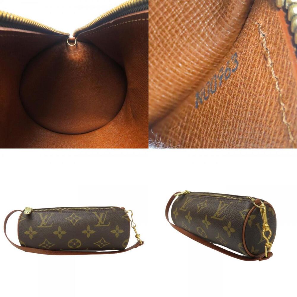 LOUIS VUITTON Authentic Brown Monogram Papillon 30 Pouch - Picture 8 of 11